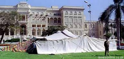 gaddafi's tent at the Hôtel Marigny a 19th-century Parisian state residence 